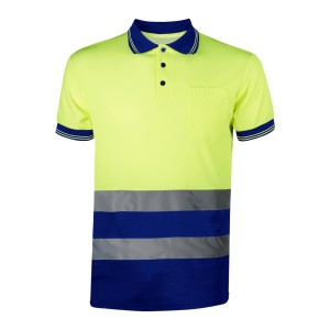 POLO M/M ALTA VISIB AZULINA/AMARELO WR.2.312